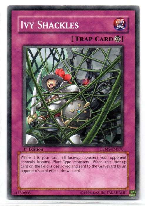 Yu-Gi-Oh! - Ivy Shackles - 1st Ed/Common - Crimson Crisis (CRMS-EN070)