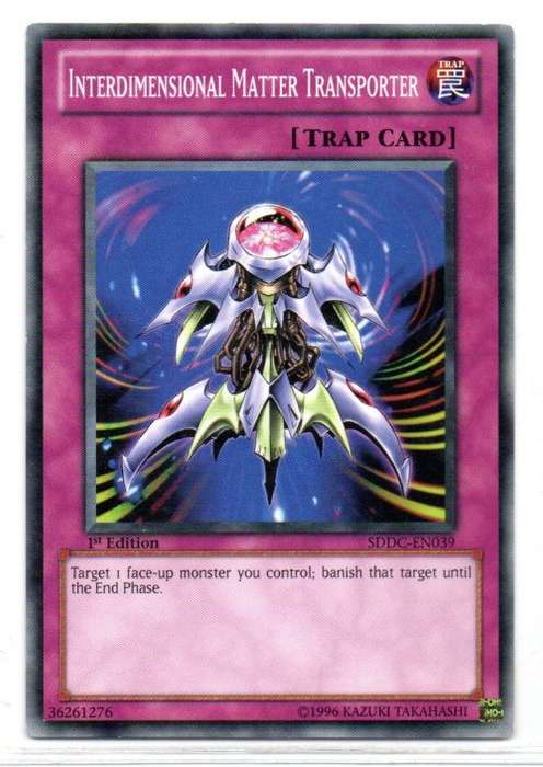 Yu-Gi-Oh! - Interdimensional Matter Transporter - 1st Ed/Common - Dragons Collide Structure Deck (SD