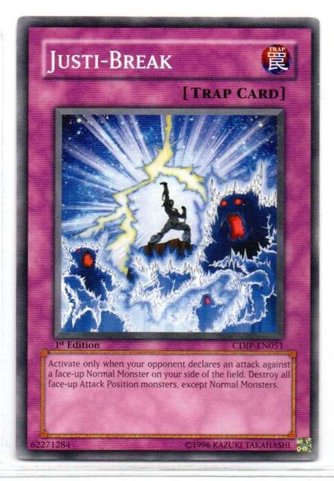 Yu-Gi-Oh! - Justi-Break - 1st Ed/Common - Cyberdark Impact (CDIP-EN051)