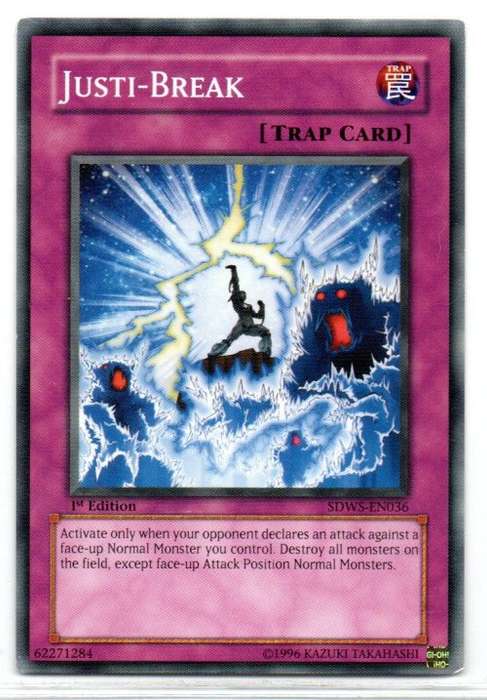 Yu-Gi-Oh! - Justi-Break - 1st Ed/Common - Warriors` Strike Structure Deck (SDWS-EN036)