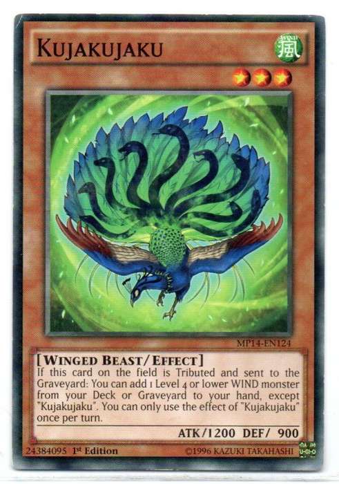 Yu-Gi-Oh! - Kujakujaku - 1st Ed/Common - 2014 Mega-Tin Mega Pack (MP14-EN124)