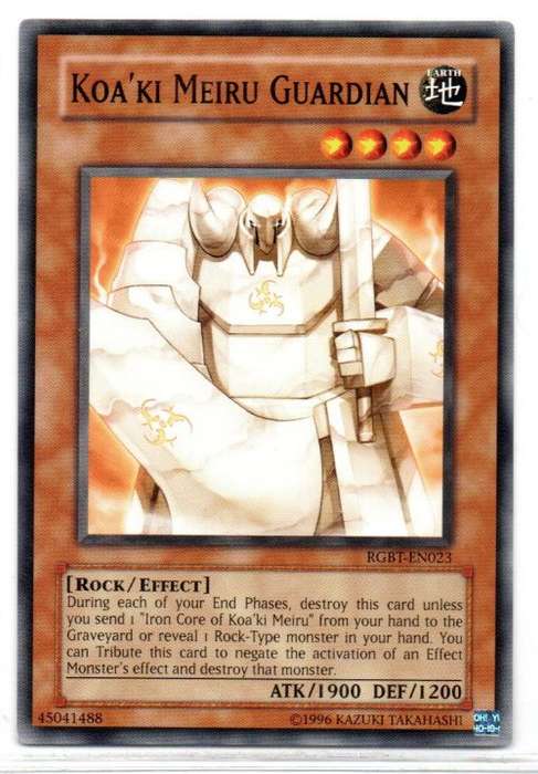 Yu-Gi-Oh! - Koa`ki Meiru Guardian - Common - Raging Battle (RGBT-EN023)