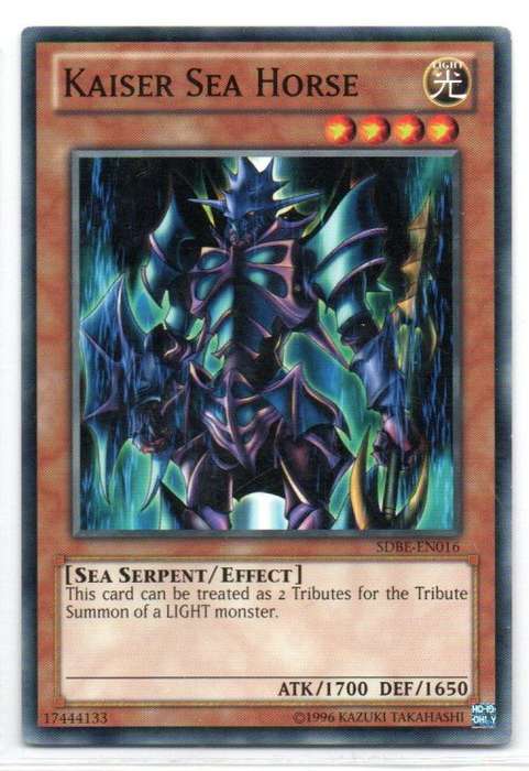 Yu-Gi-Oh! - Kaiser Sea Horse - Common - Saga of Blue-Eyes White Dragon Structure Deck (SDBE-EN016)