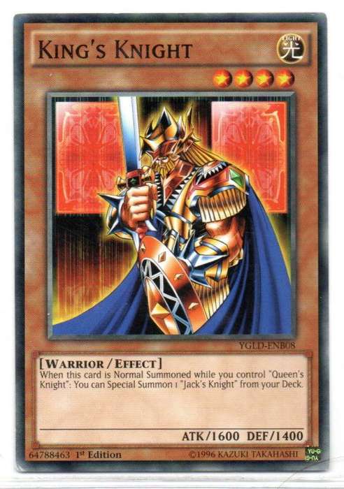 Yu-Gi-Oh! - King`s Knight - 1st Ed/Common - Yugi`s Legendary Decks (YGLD-ENB08)
