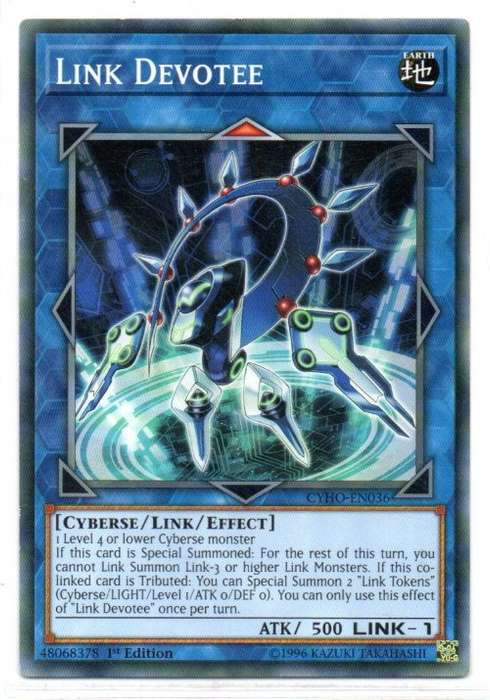 Yu-Gi-Oh! - Link Devotee - 1st Ed/Common - Cybernetic Horizon (CYHO-EN036)