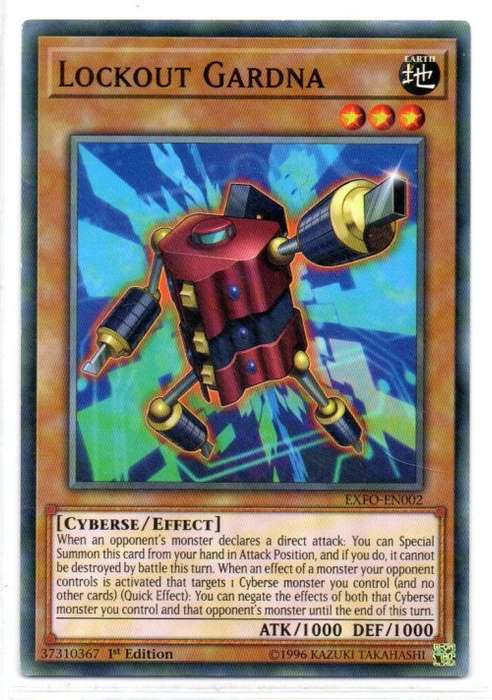 Yu-Gi-Oh! - Lockout Gardna - 1st Ed/Common - Extreme Force (EXFO-EN002)