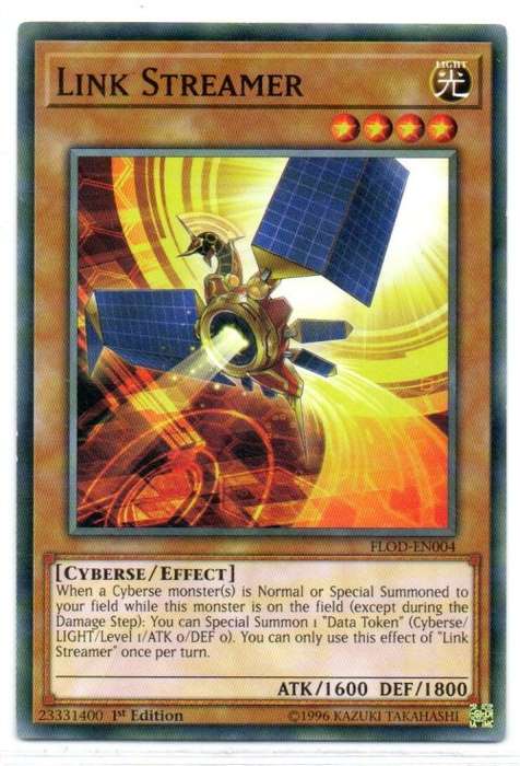Yu-Gi-Oh! - Link Streamer - 1st Ed/Common - Flames of Destruction (FLOD-EN004)