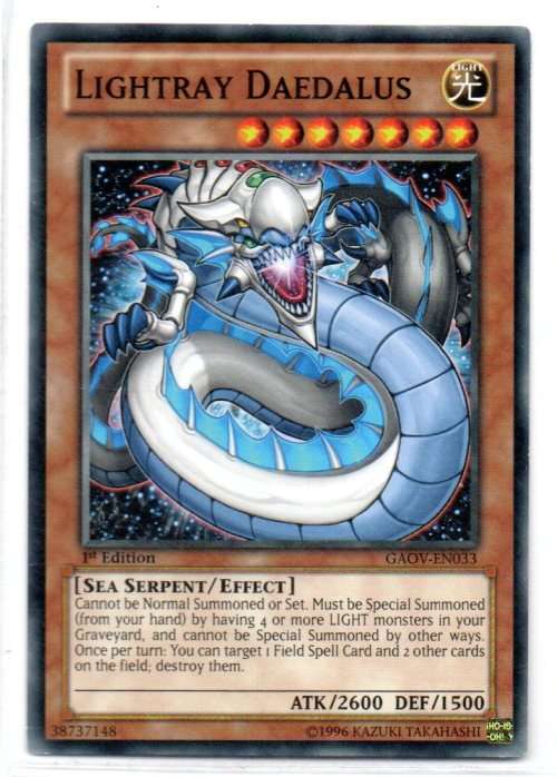 Yu-Gi-Oh! - Lightray Daedalus - 1st Ed/Common - Galactic Overlord (GAOV-EN033)