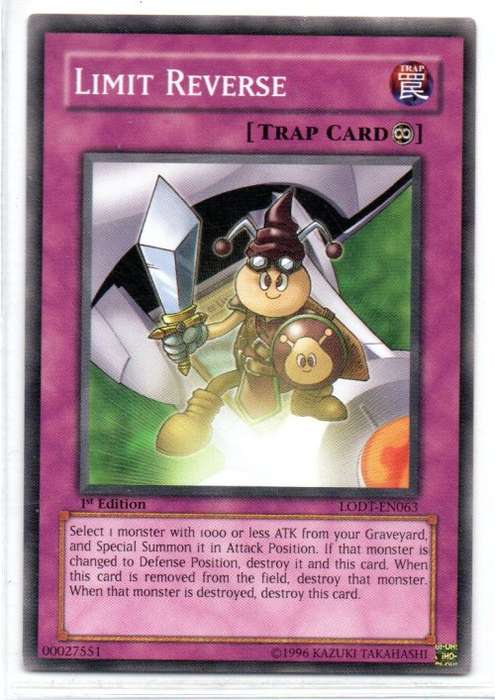 Yu-Gi-Oh! - Limit Reverse - 1st Ed/Common - Light of Destruction (LODT-EN063)