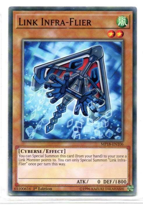 Yu-Gi-Oh! - Link Infra-Flier - 1st Ed/Common - 2018 Mega-Tin Mega Pack (MP18-EN106)