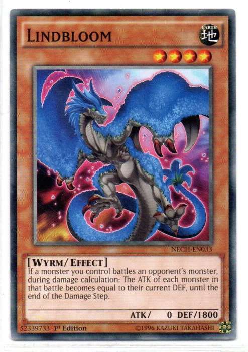 Yu-Gi-Oh! - Lindbloom - 1st Ed/Common - The New Challengers (NECH-EN033)