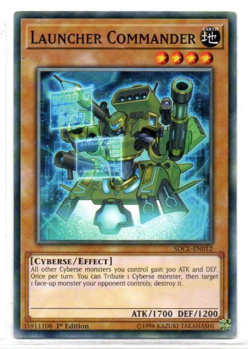 Yu-Gi-Oh! - Launcher Commander - 1st Ed/Common - Structure Deck: Cyberse Link (SDCL-EN012)