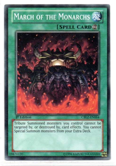 Yu-Gi-Oh! - March of the Monarchs - 1st Ed/Common - Cosmo Blazer (CBLZ-EN064)