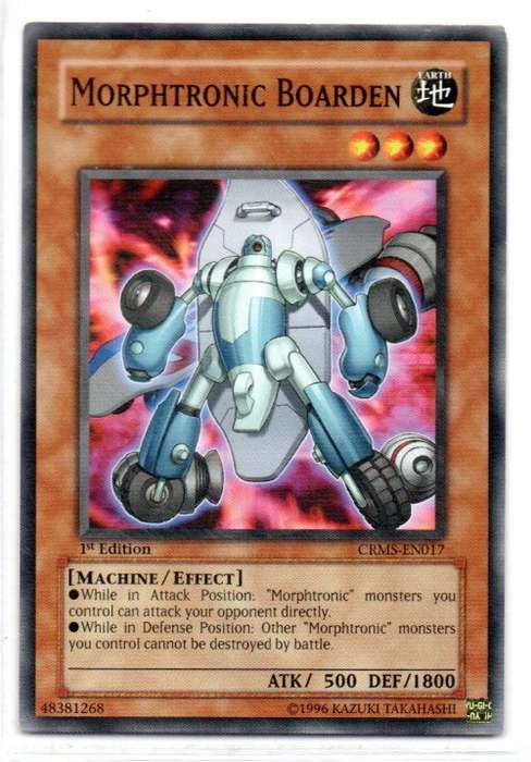 Yu-Gi-Oh! - Morphtronic Boarden - 1st Ed/Common - Crimson Crisis (CRMS-EN017)