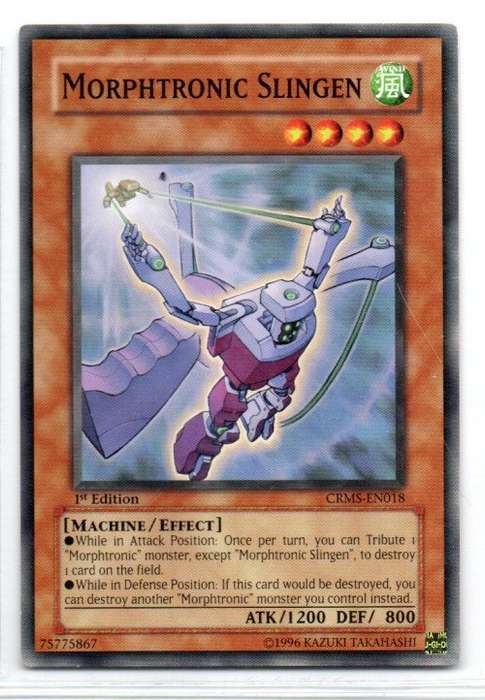 Yu-Gi-Oh! - Morphtronic Slingen - 1st Ed/Common - Crimson Crisis (CRMS-EN018)