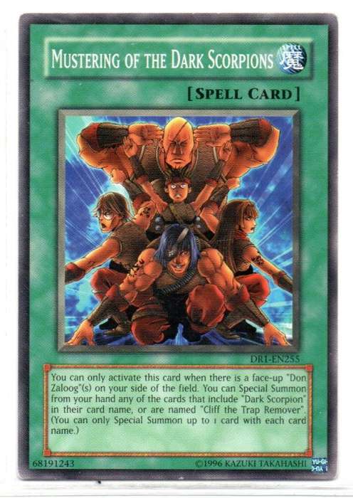 Yu-Gi-Oh! - Mustering of the Dark Scorpions - Common - Dark Revelation Volume 1 (DR1-EN255)