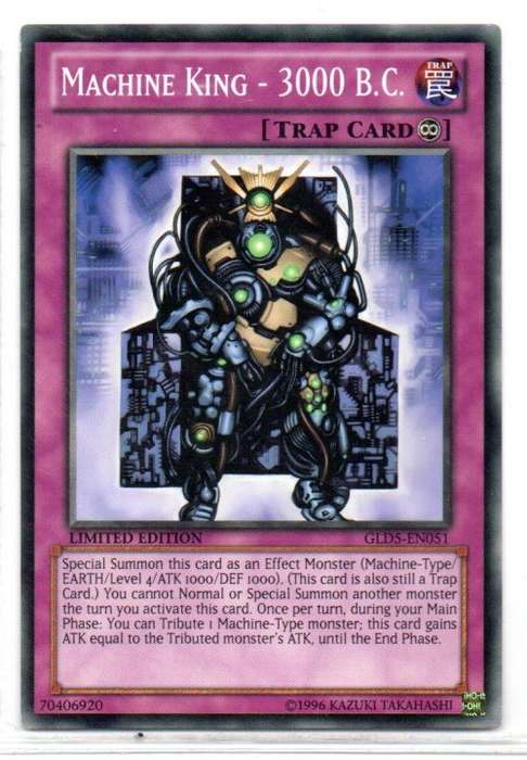 Yu-Gi-Oh! - Machine King - 3000 B.C. - Limited/Common - Gold Series: Haunted Mine (GLD5-EN051)