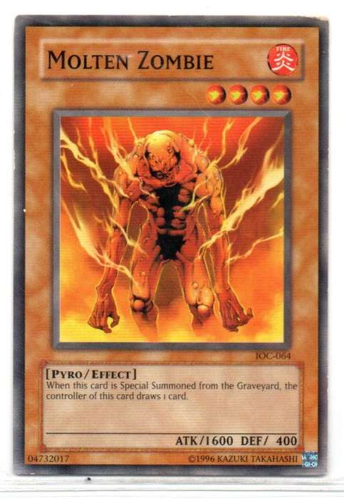 Yu-Gi-Oh! - Molten Zombie - Common - Invasion of Chaos (IOC-064)