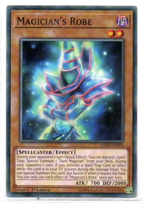 Yu-Gi-Oh! - Magician`s Robe - 1st Ed/Common - Legendary Dragon Decks (LEDD-ENA04)