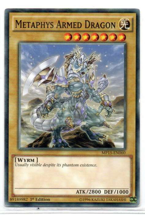 Yu-Gi-Oh! - Metaphys Armed Dragon - 1st Ed/Common - 2015 Mega-Tin Mega Pack (MP15-EN060)