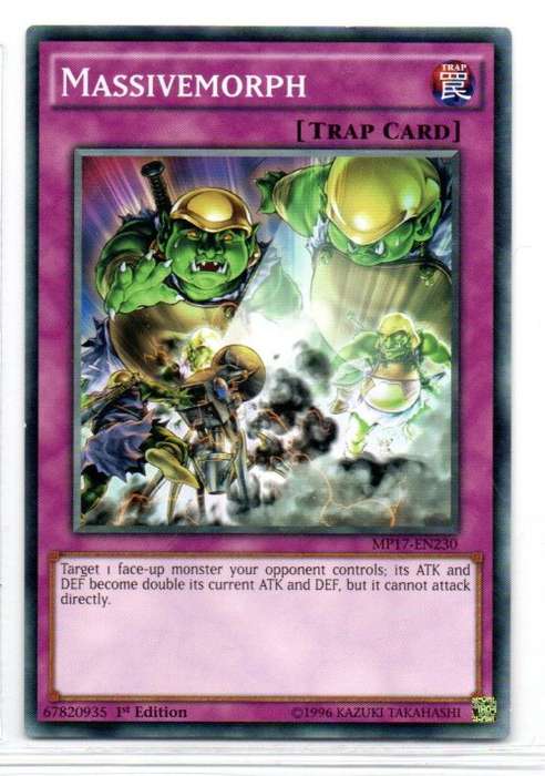 Yu-Gi-Oh! - Massivemorph - 1st Ed/Common - 2017 Mega-Tin Mega Pack (MP17-EN230)