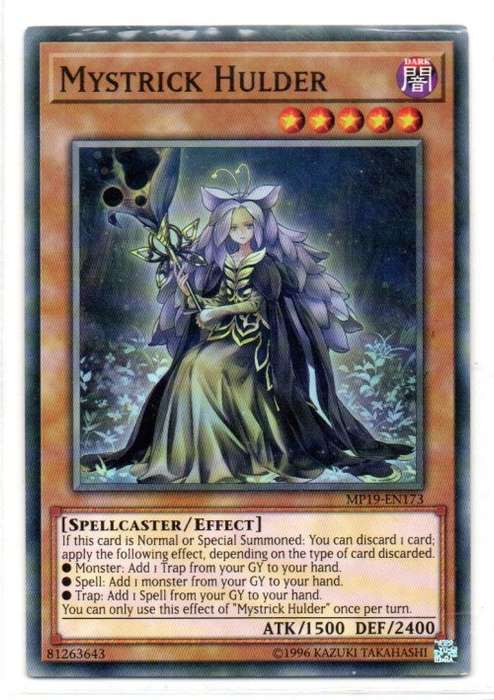 Yu-Gi-Oh! - Mystrick Hulder - Common - 2019 Gold Sarcophagus Tin Mega Pack (MP19-EN173)