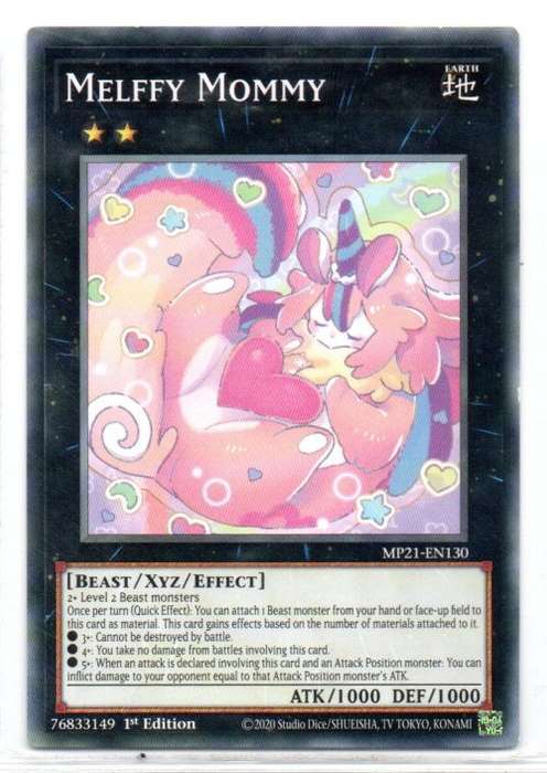 Yu-Gi-Oh! - Melffy Mommy - 1st Ed/Common - 2021 Tin of Ancient Battles (MP21-EN130)