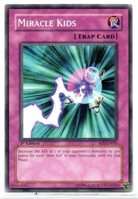 Yu-Gi-Oh! - Miracle Kids - 1st Ed/Common - Shadow of Infinity (SOI-EN050)