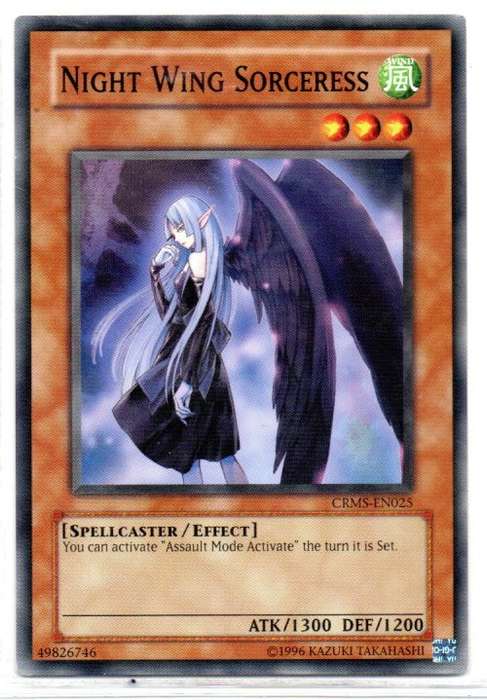 Yu-Gi-Oh! - Night Wing Sorceress - Common - Crimson Crisis (CRMS-EN025)