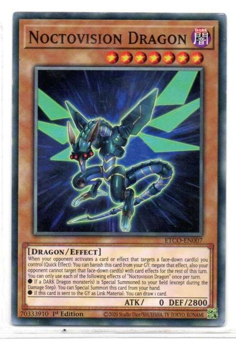 Yu-Gi-Oh! - Noctovision Dragon - Common - Eternity Code (ETCO-EN007)