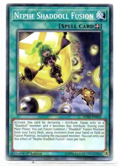 Yu-Gi-Oh! - Nephe Shaddoll Fusion - 1st Ed/Common - Structure Deck: Shaddoll Showdown (SDSH-EN025)