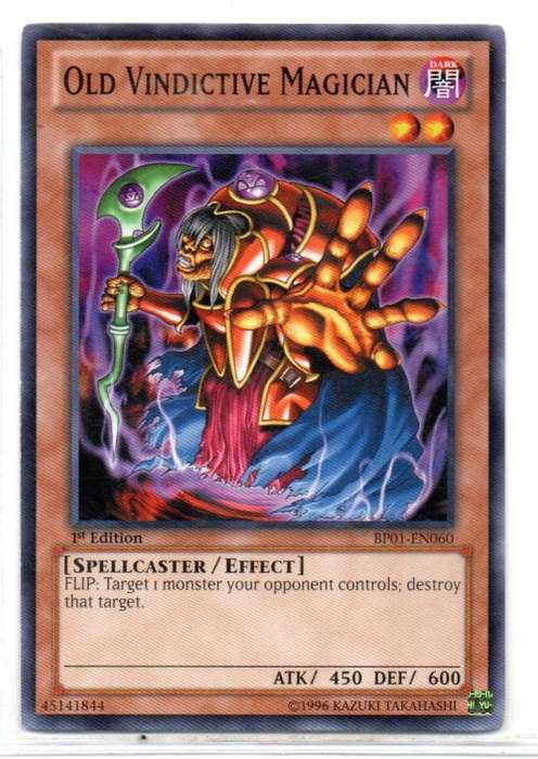Yu-Gi-Oh! - Old Vindictive Magician - 1st Ed/Common - Battle Pack: Epic Dawn (BP01-EN060)
