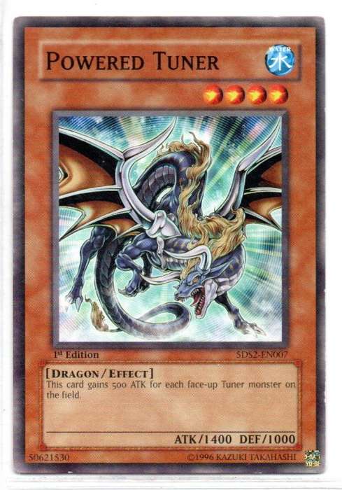 Yu-Gi-Oh! - Powered Tuner - 1st Ed/Common - Starter Deck: Yu-Gi-Oh! 5D`s 2009 (5DS2-EN007)