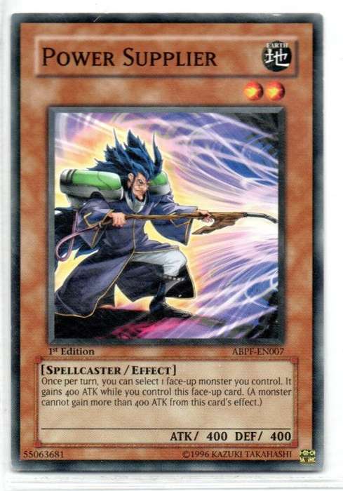 Yu-Gi-Oh! - Power Supplier - 1st Ed/Common - Absolute Powerforce (ABPF-EN007)