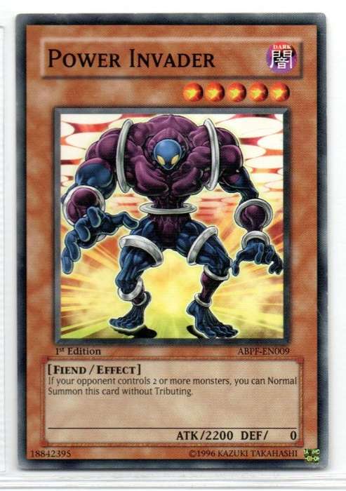 Yu-Gi-Oh! - Power Invader - 1st Ed/Common - Absolute Powerforce (ABPF-EN009)