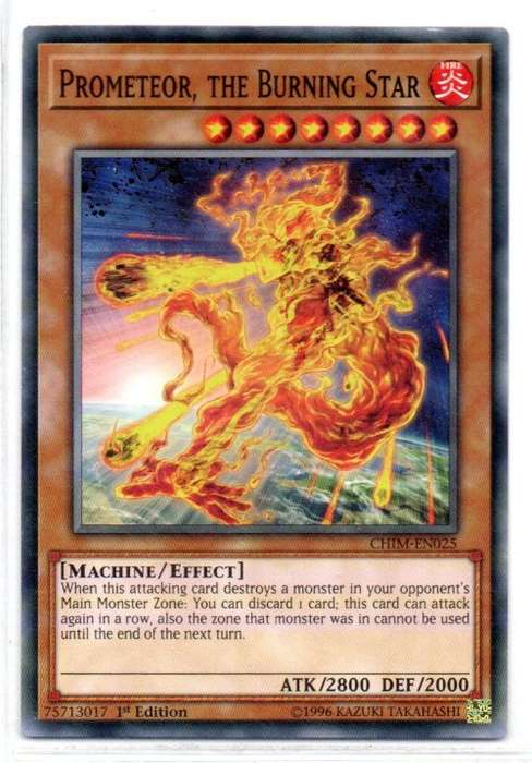 Yu-Gi-Oh! - Prometeor, the Burning Star - 1st Ed/Common - Chaos Impact (CHIM-EN025)