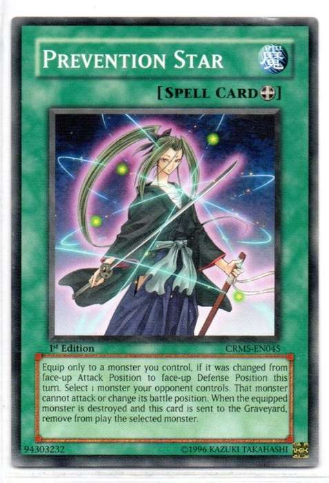 Yu-Gi-Oh! - Prevention Star - 1st Ed/Common - Crimson Crisis (CRMS-EN045)