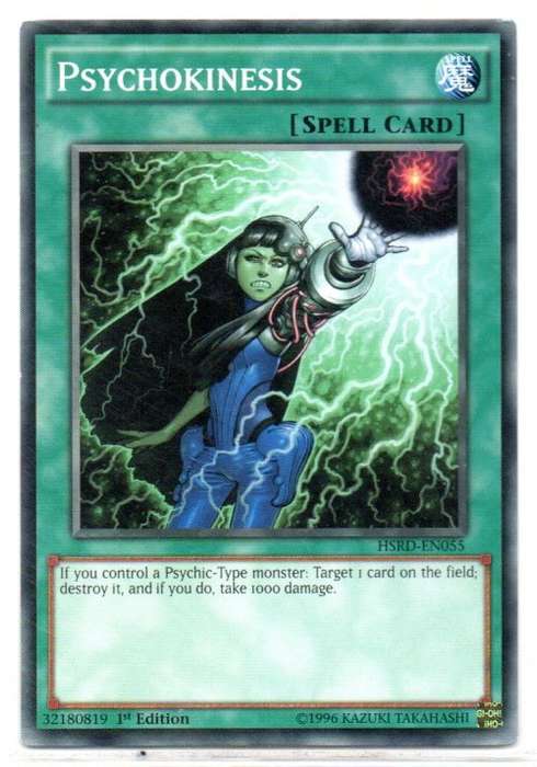Yu-Gi-Oh! - Psychokinesis - 1st Ed/Common - High-Speed Riders (HSRD-EN055)