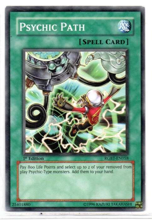 Yu-Gi-Oh! - Psychic Path - 1st Ed/Common - Raging Battle (RGBT-EN058)