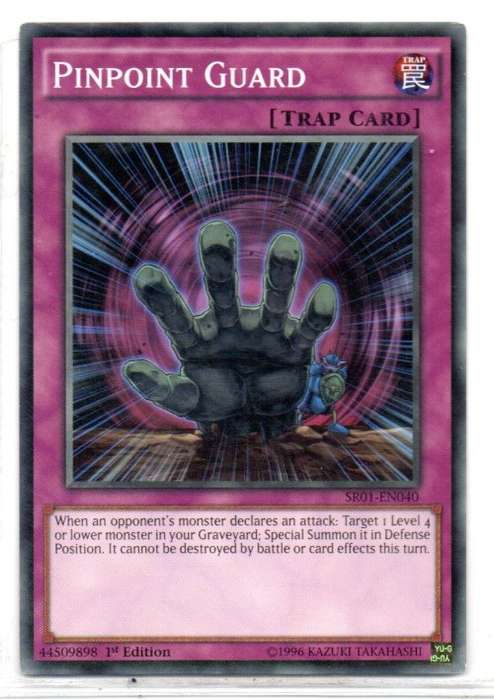 Yu-Gi-Oh! - Pinpoint Guard - 1st Ed/Common - Emperor of Darkness Structure Deck (SR01-EN040)