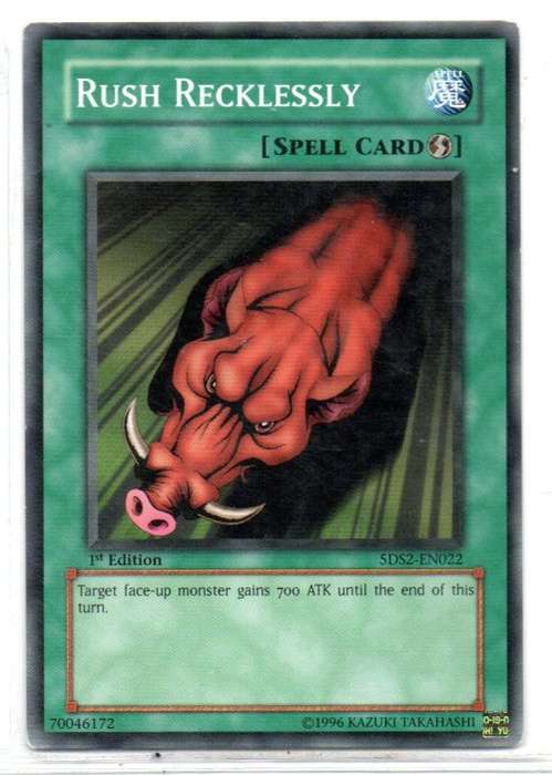 Yu-Gi-Oh! - Rush Recklessly - 1st Ed/Common - Starter Deck: Yu-Gi-Oh! 5D`s 2009 (5DS2-EN022)