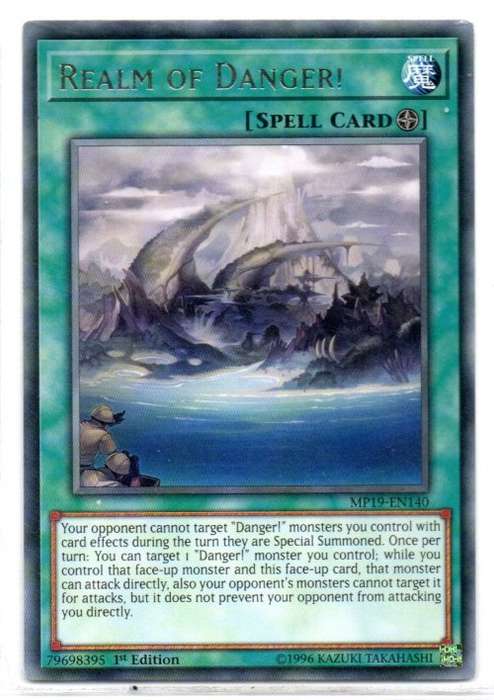 Yu-Gi-Oh! - Realm of Danger! - 1st Ed/Rare - 2019 Gold Sarcophagus Tin Mega Pack (MP19-EN140)