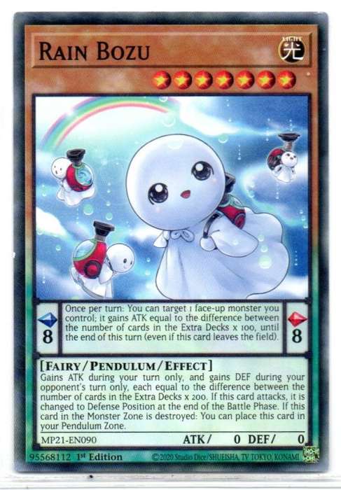 Yu-Gi-Oh! - Rain Bozu - 1st Ed/Common - 2021 Tin of Ancient Battles (MP21-EN090)