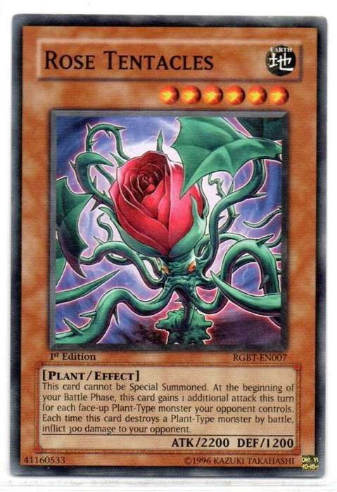 Yu-Gi-Oh! - Rose Tentacles - 1st Ed/Common - Raging Battle (RGBT-EN007)