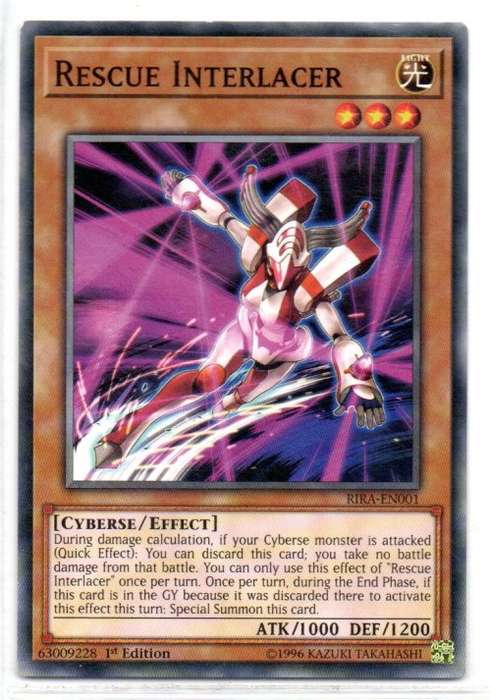 Yu-Gi-Oh! - Rescue Interlacer - 1st Ed/Common - Rising Rampage (RIRA-EN001)