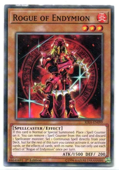 Yu-Gi-Oh! - Rogue of Endymion - 1st Ed/Common - Rising Rampage (RIRA-EN099)