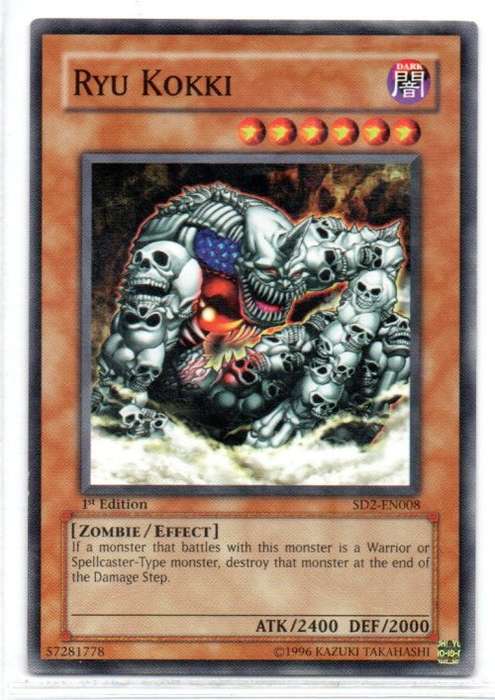 Yu-Gi-Oh! - Ryu Kokki - 1st Ed/Common - Structure Deck: Zombie Madness (SD2-EN008)