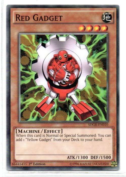 Yu-Gi-Oh! - Red Gadget - 1st Ed/Common - Geargia Rampage Structure Deck (SDGR-EN010)