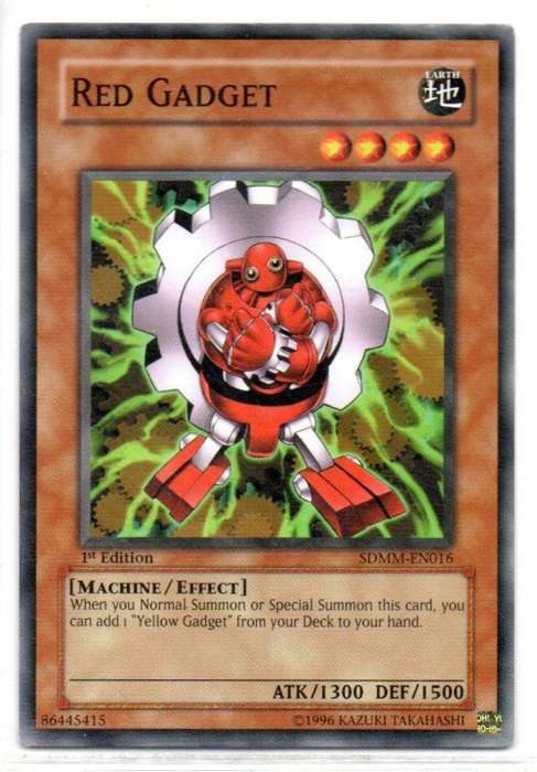 Yu-Gi-Oh! - Red Gadget - 1st Ed/Common - Machina Mayhem Structure Deck (SDMM-EN016)
