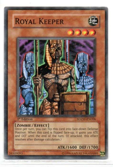 Yu-Gi-Oh! - Royal Keeper - 1st Ed/Common - Zombie World Structure Deck (SDZW-EN006)